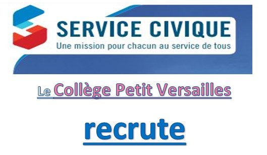 Le collège recrute des agents en mission Service Civique !